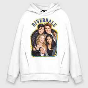 Мужское худи Oversize хлопок с принтом Riverdale heroes в Белгороде, френч-терри — 70% хлопок, 30% полиэстер. Мягкий теплый начес внутри —100% хлопок | боковые карманы, эластичные манжеты и нижняя кромка, капюшон на магнитной кнопке | Тематика изображения на принте: go bulldogs | jughead | pop s | riverdale | vdgerir