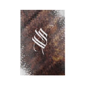 Обложка для паспорта матовая кожа с принтом Stigmata в Белгороде, натуральная матовая кожа | размер 19,3 х 13,7 см; прозрачные пластиковые крепления | Тематика изображения на принте: music | rock | stigmata | альтернатива | музыка | рок | стигмата | тарас уманский