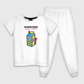 Детская пижама хлопок с принтом Eminem Juice WRLD Godzilla в Белгороде, 100% хлопок |  брюки и футболка прямого кроя, без карманов, на брюках мягкая резинка на поясе и по низу штанин
 | 100 сок | eminem | godzilla | juice | juice wrld | logo | music | rap | альбом | годзилла | джус | джюс | лейбл | лирика | лирический | лого | логотип | рэп | сок | трубочка | эминем