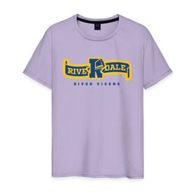 Мужская футболка хлопок с принтом RIVERDALE в Белгороде, 100% хлопок | прямой крой, круглый вырез горловины, длина до линии бедер, слегка спущенное плечо. | archie | go bulldogs | jughead | pop s | riverdale | vdgerir