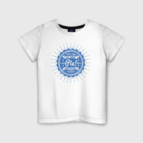 Детская футболка хлопок с принтом Eat More Pie! в Белгороде, 100% хлопок | круглый вырез горловины, полуприлегающий силуэт, длина до линии бедер | Тематика изображения на принте: supernatural | vdzabma | сверхъестественное