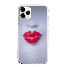 Чехол для iPhone 11 Pro Max матовый с принтом Женские губы в Белгороде, Силикон |  | женские губки | женские губы | женское лицо | красные губы | лицо девушки | маска для девушки | маска от коронавируса | поцелуй девушки | яркие губы