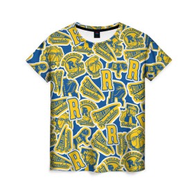 Женская футболка 3D с принтом RIVERDALE в Белгороде, 100% полиэфир ( синтетическое хлопкоподобное полотно) | прямой крой, круглый вырез горловины, длина до линии бедер | archie | betty cooper | cheryl blossom | go bulldogs | jughead | pop s | riverdale | vdgerir | veronica lodge