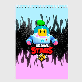 Скетчбук с принтом BRAWL STARS (SPROUT) [15] в Белгороде, 100% бумага
 | 48 листов, плотность листов — 100 г/м2, плотность картонной обложки — 250 г/м2. Листы скреплены сверху удобной пружинной спиралью | 8 bit | android | brawl | brawl stars | clash | clash royale | game | leon | royale | sprout | stars | андроид | игра | кольт | леон | мобильные игры | спраут