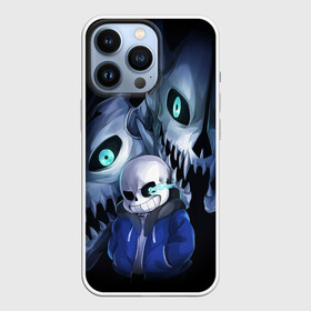 Чехол для iPhone 13 Pro с принтом UNDERTALE | АНДЕРТЕЙЛ (Z) в Белгороде,  |  | asriel dreemurr | chara | frisk | gaster blaster | sans | undertale | азриэль дримурр | андертейл | гастер | меттатон | санс | фриск | чара