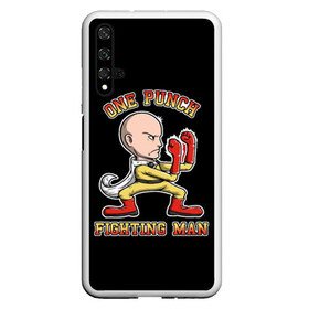 Чехол для Honor 20 с принтом ONE-PUNCH MAN в Белгороде, Силикон | Область печати: задняя сторона чехла, без боковых панелей | Тематика изображения на принте: one punch man | onepunchman | oppai | saitama | ван панч мен | ванпанчмен | макото миядзаки | сайтама | человек один удар