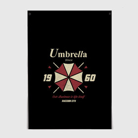 Постер с принтом Umbrella Corporation в Белгороде, 100% бумага
 | бумага, плотность 150 мг. Матовая, но за счет высокого коэффициента гладкости имеет небольшой блеск и дает на свету блики, но в отличии от глянцевой бумаги не покрыта лаком | 2 | biohazard | claire | evil | horror | raccoon | resident | survival | t virus | t вирус | выживание | зла | кеннеди | клэр | леон | обитель | раккун | редфилд | скотт | ужас