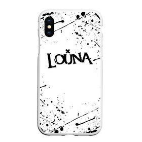 Чехол для iPhone XS Max матовый с принтом LOUNA в Белгороде, Силикон | Область печати: задняя сторона чехла, без боковых панелей | Тематика изображения на принте: louna | tracktor bowling | альтернативный метал | альтернативный рок | гранж | лу | луна | ню метал | панк рок | хард рок