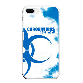 Чехол для iPhone 7Plus/8 Plus матовый с принтом Coronavirus 2019 - nCoV в Белгороде, Силикон | Область печати: задняя сторона чехла, без боковых панелей | 2019   ncov | coronavirus | covid | covid 19 | ncov | virus | арт | биологическая опасность | болезнь | вирус | знак | карантин | корона | коронавирус | короновирус | мем | мой руки | оставайся дома | пандемия | помой руки