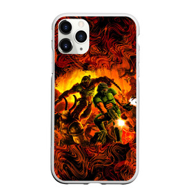 Чехол для iPhone 11 Pro матовый с принтом DooM Eternal & 1993 в Белгороде, Силикон |  | Тематика изображения на принте: doom eternal | doomguy | ад | доом | дум гай | дум этернал | игра | монстры | персонаж из игры | шутер