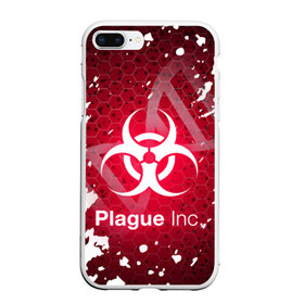 Чехол для iPhone 7Plus/8 Plus матовый с принтом PLAGUE INC в Белгороде, Силикон | Область печати: задняя сторона чехла, без боковых панелей | Тематика изображения на принте: inc evolved | plague evolved | plague inc | plague inc evolved | plague пк. | игра вирус
