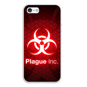 Чехол для iPhone 5/5S матовый с принтом PLAGUE INC в Белгороде, Силикон | Область печати: задняя сторона чехла, без боковых панелей | inc evolved | plague evolved | plague inc | plague inc evolved | plague пк. | игра вирус