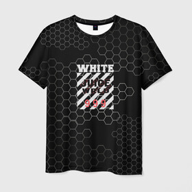 Мужская футболка 3D с принтом Juice WRLD в Белгороде, 100% полиэфир | прямой крой, круглый вырез горловины, длина до линии бедер | 3d | eminem | группа | исполнитель | лого | логотип | музыка | музыкант | надпись | реп | репер