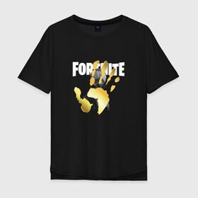 Мужская футболка хлопок Oversize с принтом Fortnite в Белгороде, 100% хлопок | свободный крой, круглый ворот, “спинка” длиннее передней части | Тематика изображения на принте: 