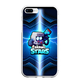 Чехол для iPhone 7Plus/8 Plus матовый с принтом BrawlStars (Oko) в Белгороде, Силикон | Область печати: задняя сторона чехла, без боковых панелей | 8 | bit | brawl | brawlstars | bs | oko | stars | virus | бит | бравл | бравлеры | бравлстарс | бравлы | браво | бровл | броул | броулбол | бс | вирус | герои | игра | кроу | лайн | леон | мультик | образ | око | персонаж | скины