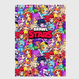 Скетчбук с принтом BrawlStars Girls (Oko) в Белгороде, 100% бумага
 | 48 листов, плотность листов — 100 г/м2, плотность картонной обложки — 250 г/м2. Листы скреплены сверху удобной пружинной спиралью | 8 | bit | brawl | brawlstars | bs | girls | oko | stars | virus | бит | бравл | бравлеры | бравлстарс | бравлы | браво | бровл | броул | броулбол | бс | вирус | все | герои | девочки | игра | коллаж | много | мультик | обои | образ | око |