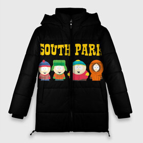 Женская зимняя куртка 3D с принтом South Park в Белгороде, верх — 100% полиэстер; подкладка — 100% полиэстер; утеплитель — 100% полиэстер | длина ниже бедра, силуэт Оверсайз. Есть воротник-стойка, отстегивающийся капюшон и ветрозащитная планка. 

Боковые карманы с листочкой на кнопках и внутренний карман на молнии | south park | американская культура | американский мультсериал | колорадо | пародия | саус парк | саут парк | черный юмор | четыре мальчика | шоу | южный парк