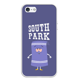 Чехол для iPhone 5/5S матовый с принтом South Park Полотенчико в Белгороде, Силикон | Область печати: задняя сторона чехла, без боковых панелей | south park | баттерс | кайл | кени | кеннет | кенни | мультик | саус парк | стэнли | эрик | южный парк