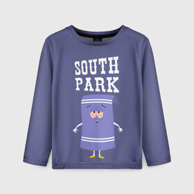 Детский лонгслив 3D с принтом South Park Полотенчико в Белгороде, 100% полиэстер | длинные рукава, круглый вырез горловины, полуприлегающий силуэт
 | south park | баттерс | кайл | кени | кеннет | кенни | мультик | саус парк | стэнли | эрик | южный парк