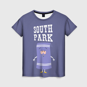 Женская футболка 3D с принтом South Park Полотенчико в Белгороде, 100% полиэфир ( синтетическое хлопкоподобное полотно) | прямой крой, круглый вырез горловины, длина до линии бедер | south park | баттерс | кайл | кени | кеннет | кенни | мультик | саус парк | стэнли | эрик | южный парк