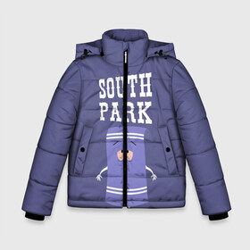 Зимняя куртка для мальчиков 3D с принтом South Park Полотенчико в Белгороде, ткань верха — 100% полиэстер; подклад — 100% полиэстер, утеплитель — 100% полиэстер | длина ниже бедра, удлиненная спинка, воротник стойка и отстегивающийся капюшон. Есть боковые карманы с листочкой на кнопках, утяжки по низу изделия и внутренний карман на молнии. 

Предусмотрены светоотражающий принт на спинке, радужный светоотражающий элемент на пуллере молнии и на резинке для утяжки | south park | баттерс | кайл | кени | кеннет | кенни | мультик | саус парк | стэнли | эрик | южный парк