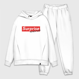 Мужской костюм хлопок OVERSIZE с принтом Surprise Motherfcker в Белгороде,  |  | supreme | surprise | саприм | суприм | сюрпрайз | сюрприз