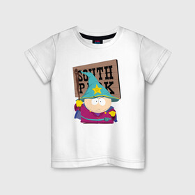 Детская футболка хлопок с принтом ЮЖНЫЙ ПАРК в Белгороде, 100% хлопок | круглый вырез горловины, полуприлегающий силуэт, длина до линии бедер | kenny | south park | кенни | мультфильмы | саус парк | южный парк