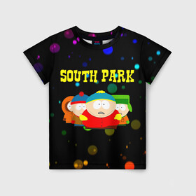Детская футболка 3D с принтом South Park. в Белгороде, 100% гипоаллергенный полиэфир | прямой крой, круглый вырез горловины, длина до линии бедер, чуть спущенное плечо, ткань немного тянется | south park | американская культура | американский мультсериал | колорадо | пародия | саус парк | саут парк | черный юмор | четыре мальчика | шоу | южный парк