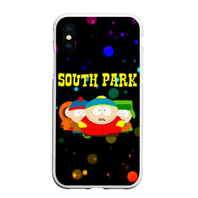 Чехол для iPhone XS Max матовый с принтом South Park в Белгороде, Силикон | Область печати: задняя сторона чехла, без боковых панелей | south park | американская культура | американский мультсериал | колорадо | пародия | саус парк | саут парк | черный юмор | четыре мальчика | шоу | южный парк