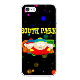 Чехол для iPhone 5/5S матовый с принтом South Park в Белгороде, Силикон | Область печати: задняя сторона чехла, без боковых панелей | south park | американская культура | американский мультсериал | колорадо | пародия | саус парк | саут парк | черный юмор | четыре мальчика | шоу | южный парк