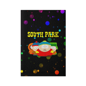 Обложка для паспорта матовая кожа с принтом South Park. в Белгороде, натуральная матовая кожа | размер 19,3 х 13,7 см; прозрачные пластиковые крепления | south park | американская культура | американский мультсериал | колорадо | пародия | саус парк | саут парк | черный юмор | четыре мальчика | шоу | южный парк