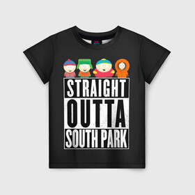 Детская футболка 3D с принтом South Park в Белгороде, 100% гипоаллергенный полиэфир | прямой крой, круглый вырез горловины, длина до линии бедер, чуть спущенное плечо, ткань немного тянется | cartman | kenny | park | south | southpark | картман | кенни | мульт | мультик | парк | персонаж | персонажи | сериал | южный