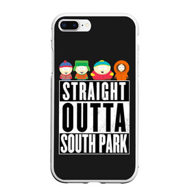 Чехол для iPhone 7Plus/8 Plus матовый с принтом South Park в Белгороде, Силикон | Область печати: задняя сторона чехла, без боковых панелей | cartman | kenny | park | south | southpark | картман | кенни | мульт | мультик | парк | персонаж | персонажи | сериал | южный