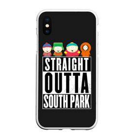 Чехол для iPhone XS Max матовый с принтом South Park в Белгороде, Силикон | Область печати: задняя сторона чехла, без боковых панелей | cartman | kenny | park | south | southpark | картман | кенни | мульт | мультик | парк | персонаж | персонажи | сериал | южный