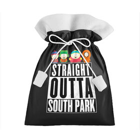 Подарочный 3D мешок с принтом South Park в Белгороде, 100% полиэстер | Размер: 29*39 см | Тематика изображения на принте: cartman | kenny | park | south | southpark | картман | кенни | мульт | мультик | парк | персонаж | персонажи | сериал | южный