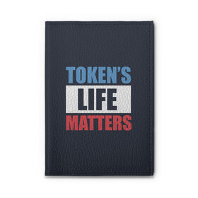 Обложка для автодокументов с принтом TOKENS LIFE MATTERS в Белгороде, натуральная кожа |  размер 19,9*13 см; внутри 4 больших “конверта” для документов и один маленький отдел — туда идеально встанут права | Тематика изображения на принте: cartman | kenny | park | south | southpark | картман | кенни | мульт | мультик | парк | персонаж | персонажи | сериал | южный