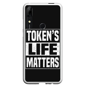 Чехол для Honor P Smart Z с принтом TOKENS LIFE MATTERS в Белгороде, Силикон | Область печати: задняя сторона чехла, без боковых панелей | Тематика изображения на принте: cartman | kenny | park | south | southpark | картман | кенни | мульт | мультик | парк | персонаж | персонажи | сериал | южный