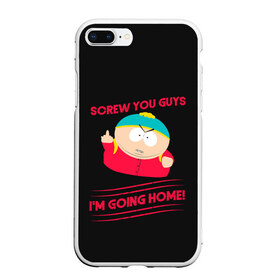 Чехол для iPhone 7Plus/8 Plus матовый с принтом Cartman в Белгороде, Силикон | Область печати: задняя сторона чехла, без боковых панелей | cartman | kenny | park | south | southpark | картман | кенни | мульт | мультик | парк | персонаж | персонажи | сериал | южный