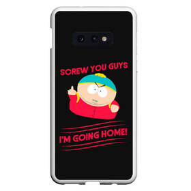 Чехол для Samsung S10E с принтом Cartman в Белгороде, Силикон | Область печати: задняя сторона чехла, без боковых панелей | Тематика изображения на принте: cartman | kenny | park | south | southpark | картман | кенни | мульт | мультик | парк | персонаж | персонажи | сериал | южный