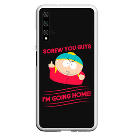 Чехол для Honor 20 с принтом Cartman в Белгороде, Силикон | Область печати: задняя сторона чехла, без боковых панелей | Тематика изображения на принте: cartman | kenny | park | south | southpark | картман | кенни | мульт | мультик | парк | персонаж | персонажи | сериал | южный