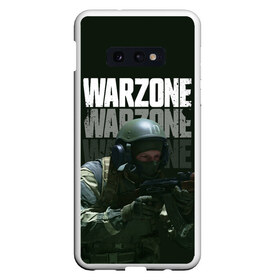 Чехол для Samsung S10E с принтом Warzone в Белгороде, Силикон | Область печати: задняя сторона чехла, без боковых панелей | Тематика изображения на принте: call of duty | call of duty modern warfare | ghost | modern warfare | warzone | warzone call of duty | гоуст | кол оф дьюти | колда