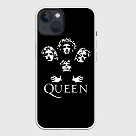 Чехол для iPhone 13 с принтом QUEEN | КВИН (+НА СПИНЕ) в Белгороде,  |  | Тематика изображения на принте: queen | rock | we will rock you | брайан мэи | группа queen | группа квин | джон дикон | квин | королева | король | роджер тейлор | рок | фредди меркьюри
