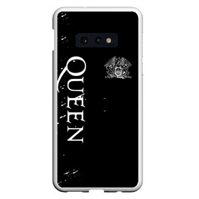 Чехол для Samsung S10E с принтом QUEEN в Белгороде, Силикон | Область печати: задняя сторона чехла, без боковых панелей | queen | квин | мистер робот | музыка | рами малек | рок | фредди меркьюри