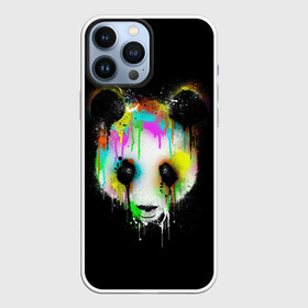 Чехол для iPhone 13 Pro Max с принтом ПАНДА В КРАСКЕ | PANDA IN PAINT в Белгороде,  |  | Тематика изображения на принте: panda | животные | краска | медведь | милая | няшная | панда | прикольная | смешно | юмор