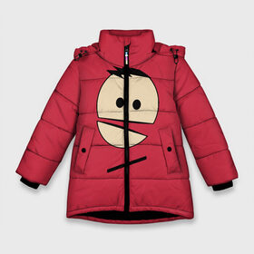 Зимняя куртка для девочек 3D с принтом South Park Терренс Косплей в Белгороде, ткань верха — 100% полиэстер; подклад — 100% полиэстер, утеплитель — 100% полиэстер. | длина ниже бедра, удлиненная спинка, воротник стойка и отстегивающийся капюшон. Есть боковые карманы с листочкой на кнопках, утяжки по низу изделия и внутренний карман на молнии. 

Предусмотрены светоотражающий принт на спинке, радужный светоотражающий элемент на пуллере молнии и на резинке для утяжки. | canada | south park | terrance and phillip | жопы в огне | канада | канадцы | король канады | пердуны | пламенные жопы | саус парк | терренс и филлип | южный парк