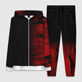 Женский костюм 3D с принтом RED BLACK MILITARY CAMO | КРАСНЫЙ КАМУФЛЯЖ в Белгороде,  |  | abstract | camo | geometry | geometry stripes | military | texture | абстракция | армейские | армия | геометрические полосы | геометрия | камуфляж | красный камуфляж | милитари | текстура