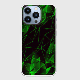 Чехол для iPhone 13 Pro с принтом GREEN STRIPES | ЗЕЛЕНАЯ ГЕОМЕТРИЯ в Белгороде,  |  | abstraction | geometry | hexagon | neon | paints | stripes | texture | triangle | абстракция | брызги | геометрия | краски | неон | неоновый | соты | текстура