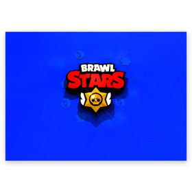 Поздравительная открытка с принтом BRAWL STARS в Белгороде, 100% бумага | плотность бумаги 280 г/м2, матовая, на обратной стороне линовка и место для марки
 | Тематика изображения на принте: 8 bit | barley | brawl stars | brock | bull | colt | crow | dynamike | frank | jessie | leon | nita | барли | бравл старс | брок | булл | ворон | джесси | динамайк | кольт | леон | фрэнк