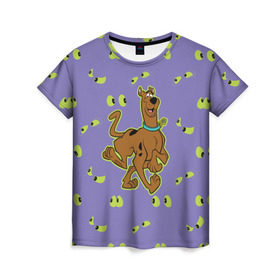 Женская футболка 3D с принтом Scooby-Doo в Белгороде, 100% полиэфир ( синтетическое хлопкоподобное полотно) | прямой крой, круглый вырез горловины, длина до линии бедер | scooby doo | vdosadir | скуберт фон дуенхеймер | скуби ду | собака | уильям ханна