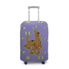 Чехол для чемодана 3D с принтом Scooby-Doo в Белгороде, 86% полиэфир, 14% спандекс | двустороннее нанесение принта, прорези для ручек и колес | Тематика изображения на принте: scooby doo | vdosadir | скуберт фон дуенхеймер | скуби ду | собака | уильям ханна